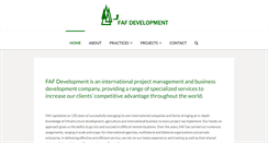 Desktop Screenshot of fafdevelopments.com