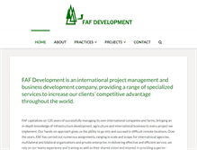 Tablet Screenshot of fafdevelopments.com